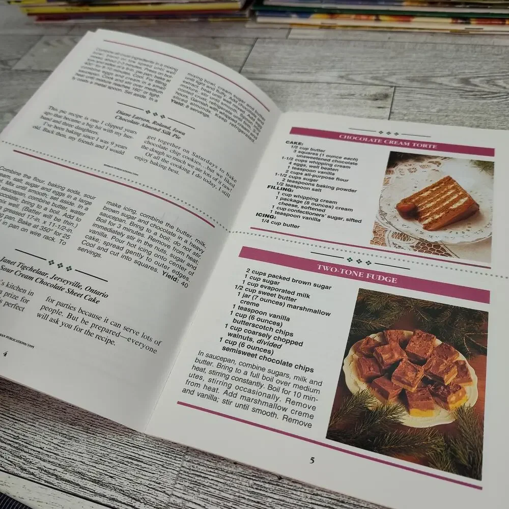 Country Cooking Prize-Winning Chocolate RECIPE CARDS Collection Cookbook Booklet